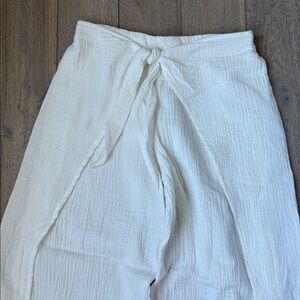 YFB Young Fabulous & Broke Geneva Wide Split Leg Tie Front Pants
